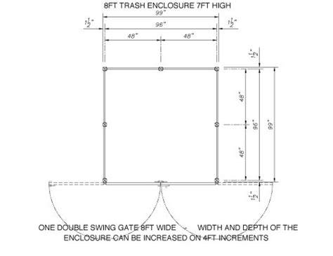 outdoor large dumpster and electric transformer enclosure design|dumpster enclosure dimensions.